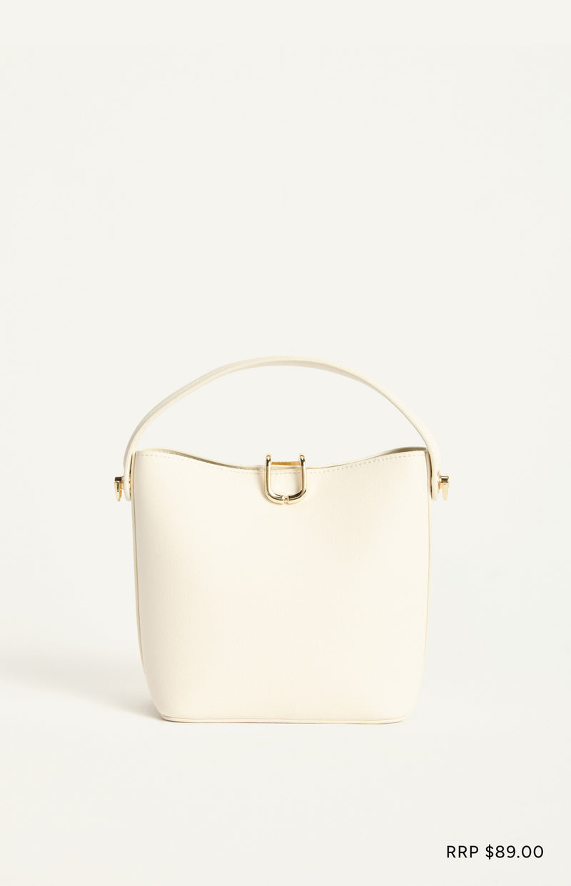 IVY HANDLE BAG- WHITE
