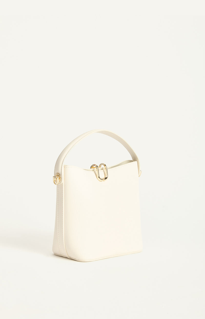IVY HANDLE BAG- WHITE