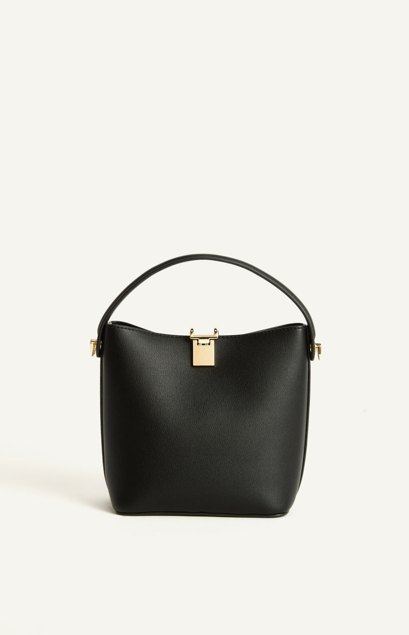 IVY HANDLE BAG- BLACK