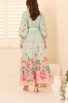 BERRY BABE SAGE MAXI DRESS