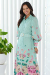 BERRY BABE SAGE MAXI DRESS