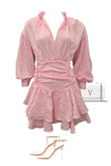 BARBIE MINI DRESS- BABY PINK