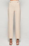 Madison Wide Leg Pant- Bone