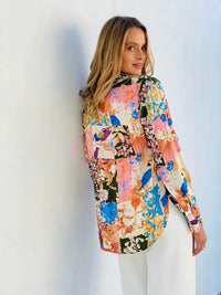 Flor De Luna PatchWork Blouse